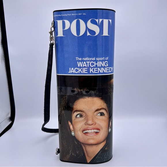 Jackie Kennedy Breeke The Saturday Evening Post Vintage Clutch Handbag Purse - Picture 2 of 8